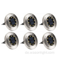 WASON HOT SALE 8LED AUTO EIN/OFT NACHTE SECORUPTE SECTORED LED GARDE LICHTEN